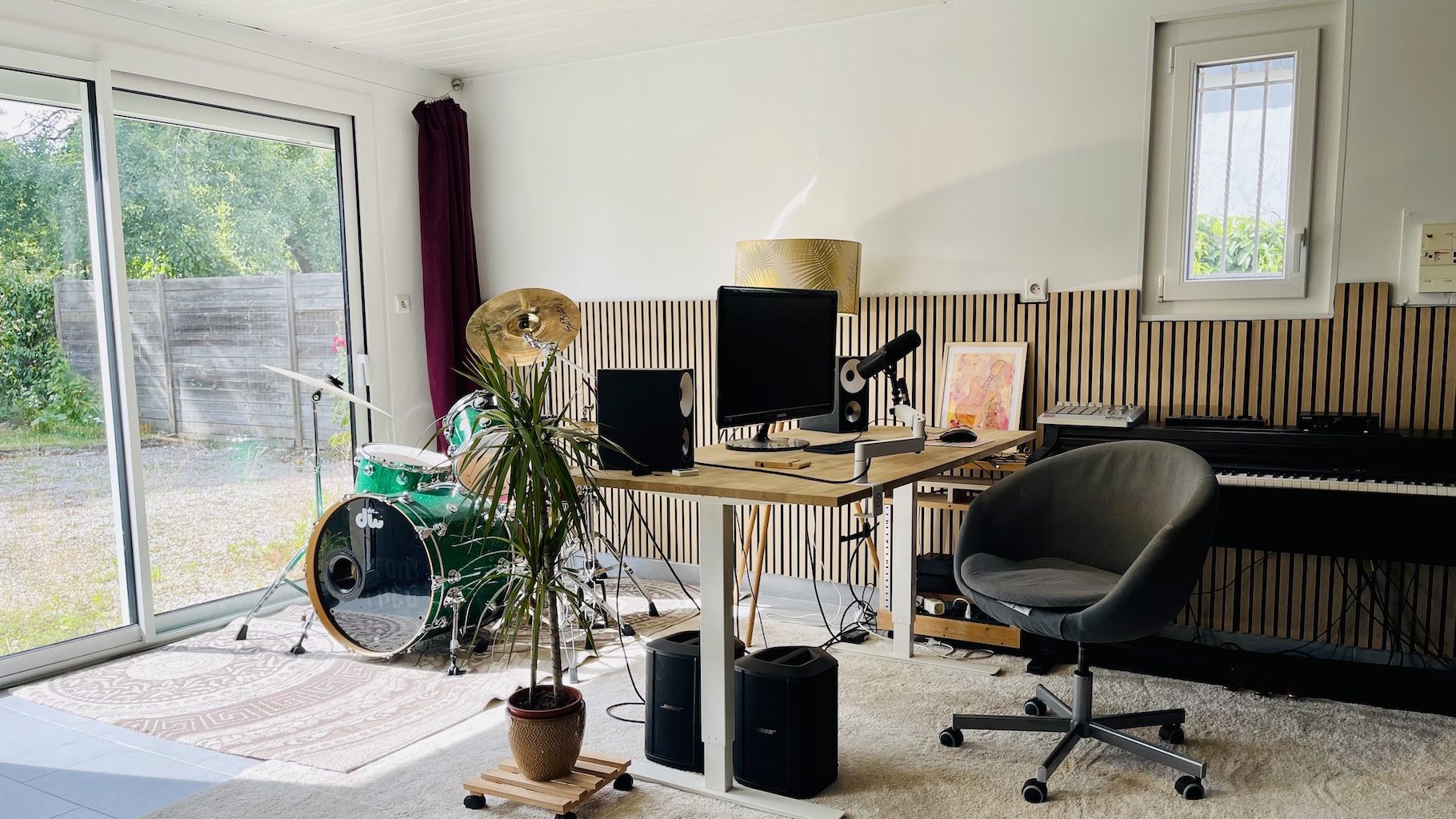 Aperçu du studio de musique